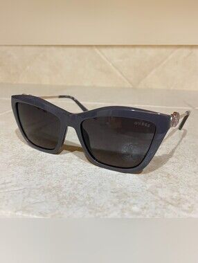Guess GU00199 Gray Cat Eye Sunglasses